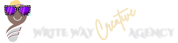 logo banner for write way creative agency